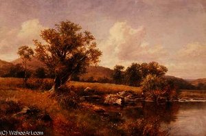 The banks of the Llugwy, North Wales