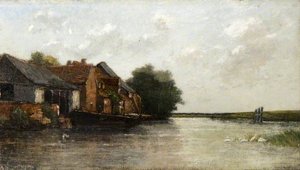 A Suffolk River — John Leslie Thomson