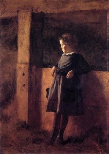 Girl In Barn (also Known As Sarah May) — Jonathan Eastman Johnson