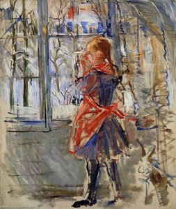 Child With A Red Apron — Berthe Morisot