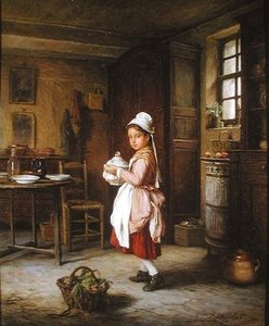 Laying The Table — Andre Henri Dargelas