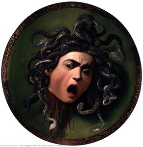 Medusa — Caravaggio, Baroque