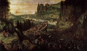 Das Selbstmord Von Saul — Pieter Bruegel Der Ältere, Dutch Renaissance Painting