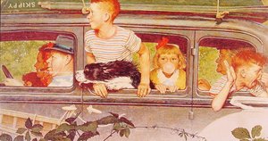 Going And Coming — Norman Rockwell