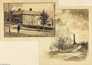 House Monument In Woods — Ernest Clifford Peixotto