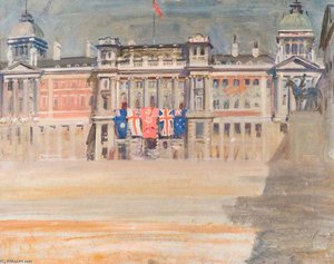 A View Of Whitehall — Sir Alfred James Munnings
