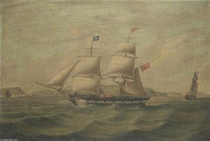 Brigantine 'edwin', Off Harrington Harbour — Joseph Heard