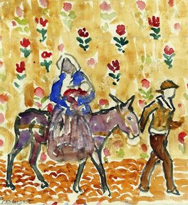 Flight Into Egypt — Maurice Brazil Prendergast