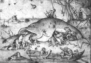 Big Fishes Eat Small Fishes — Pieter Bruegel The Elder, Northern Renaissance