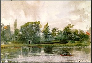 Landskapsstudie Fran Richmond — Anders Leonard Zorn