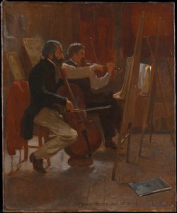 The Studio — Winslow Homer, Impressionistic