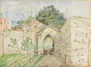 Archway At Rushen Abbey, Isle Of Man — Henry Dryden