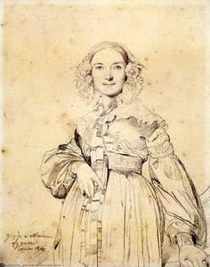 Madame Jean Auguste Dominique Ingres Born Madeleine Chapelle — Jean-auguste-dominique Ingres