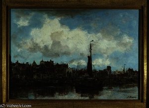 A View Of Amsterdam — Jacob Henricus Maris
