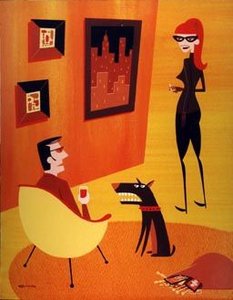 The Sociable Thief — Josh Agle (shag)
