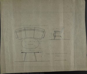 TABLE AND UPHOLSTERED BENCH