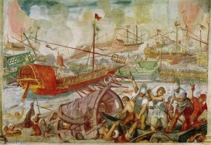 The Battle Of Lepanto — Antonio Vassilacchi