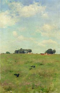 Field With Trees And Sky — Walter Frederick Osborne
