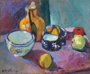 Dishes And Fruit — Henri Matisse, Fauvism