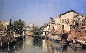 Venetian canal scene