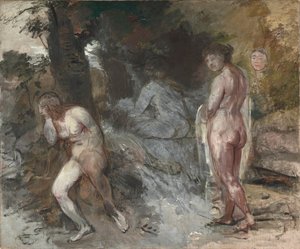 Nude Women In A Landscape — Ганс Фон Марес