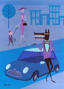 The Walk — Josh Agle (shag)