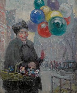 The Balloon Seller New York — George Benjamin Luks