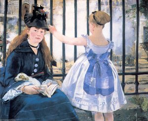 Le Chemin De Fer The Railroad — Édouard Manet