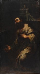 David priant le Seigneur de lui pardonner sa faute