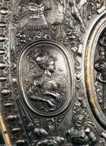 Shield For Francesco I De' Medici (detail) — Benvenuto Cellini, Renaissance Baroque