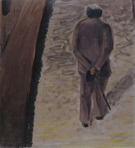 Walking Self-portrait — Arnold Šonberg, Expressionist Modernism