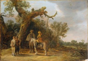 Cavaliers Revenant De La Chasse — Jan Josephszoon Van Goyen