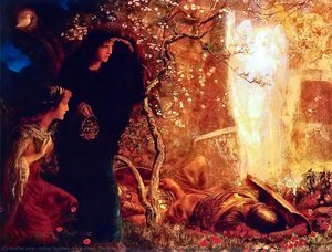 He Is Risen. The First Easter — Arthur Hughes, Pre-raphaelites