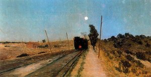 Tren En La Noche — Aureliano De Beruete Y Moret