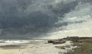 Longshore Boats, Norfolk — Edward Seago