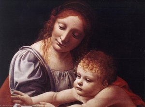 Дева Мария И Христос Младенец (деталь) — Đovani Antonio Boltrafo