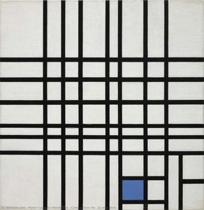 Composición Nº 12 con Azul