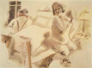 Couple In Bedroom — George Grosz