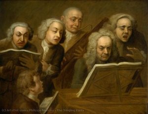 The Singing Party — Philippe Mercier
