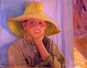 Niño Con Sombrero — Fernando Álvarez De Sotomayor