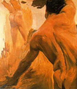 Male Nude. (study For''the Decalogue'') 2 — José Villegas Cordero