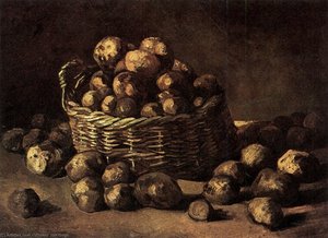 Basket Of Potatoes — Vincent Willem Van Gogh, Post-impressionism