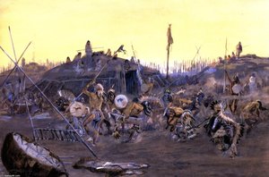 The Mandan Dance — Charles Marion Russell