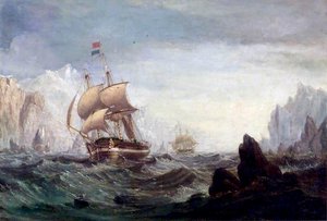 The Expedition Entering Baffin Bay in Search of John Franklin