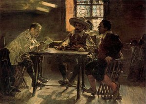 Gentlemen's Salon — Ignacio Pinazo Camarlench