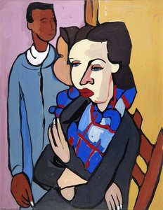 Artist And Model — William H. Johnson