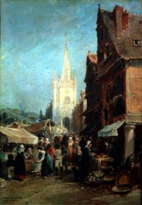 Market At Hennebont