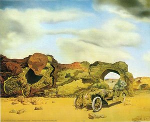 Paranoische Kritische Einsamkeit — Salvador Dalí, Surrealist Style