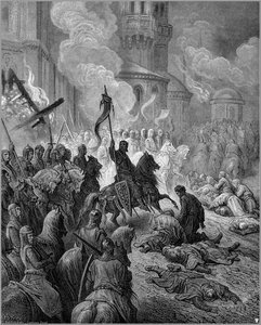 Ulaz Crstava U Konstantinopolj U 1204 — Gustav Dore, Romantic Drama