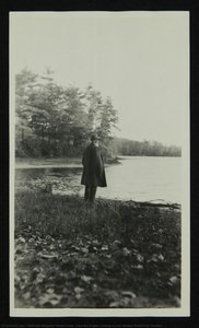John Burroughs Looking Across Walden Pond From Thoreau — Millicent Margaret Fisher Prout